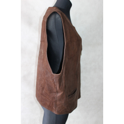 KAMIZELKA MOTOR SKÓRA BUFFALO rozm. L